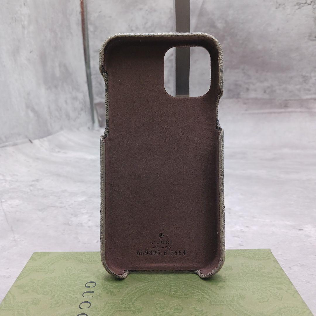 ✨未使用級✨ グッチ iPhone12 Pro ケース　GGスプリーム 金ロゴ