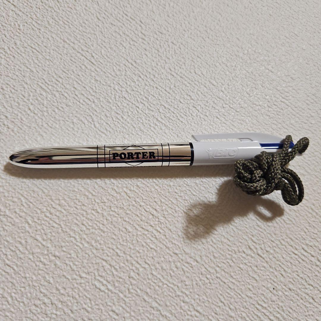 PORTER ダークブラウン レザー ペンケース