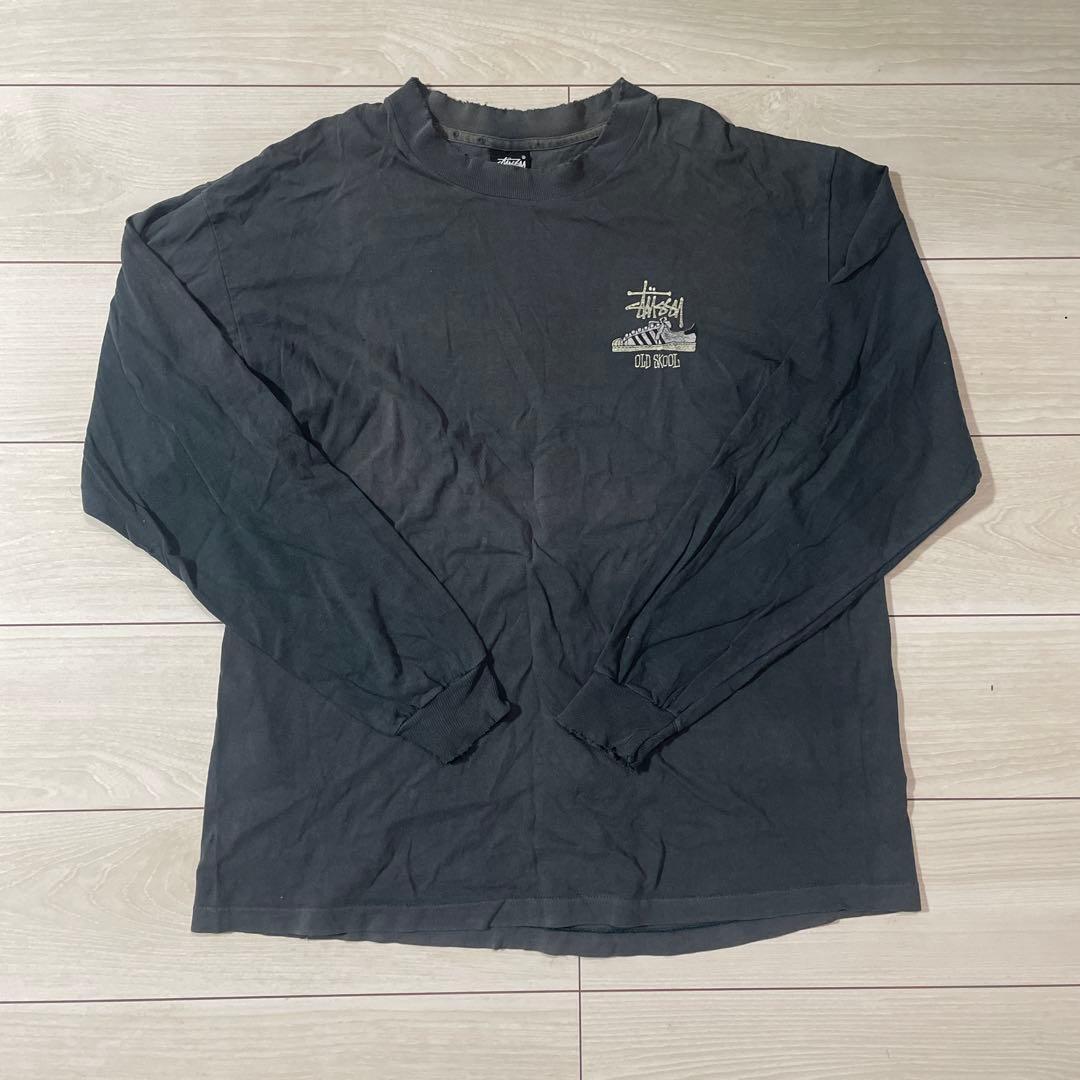 90s OLD STUSSY Tシャツ。 MADE IN USA、サイズXL。