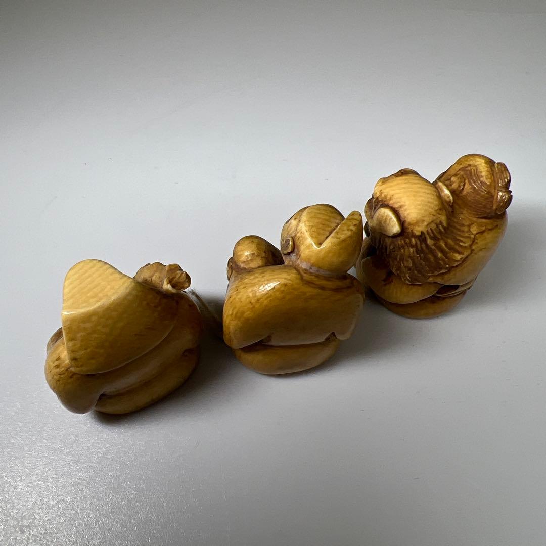 時代　極上根付、印籠セット　111g 東Y8-0109☆2Fトヒカ