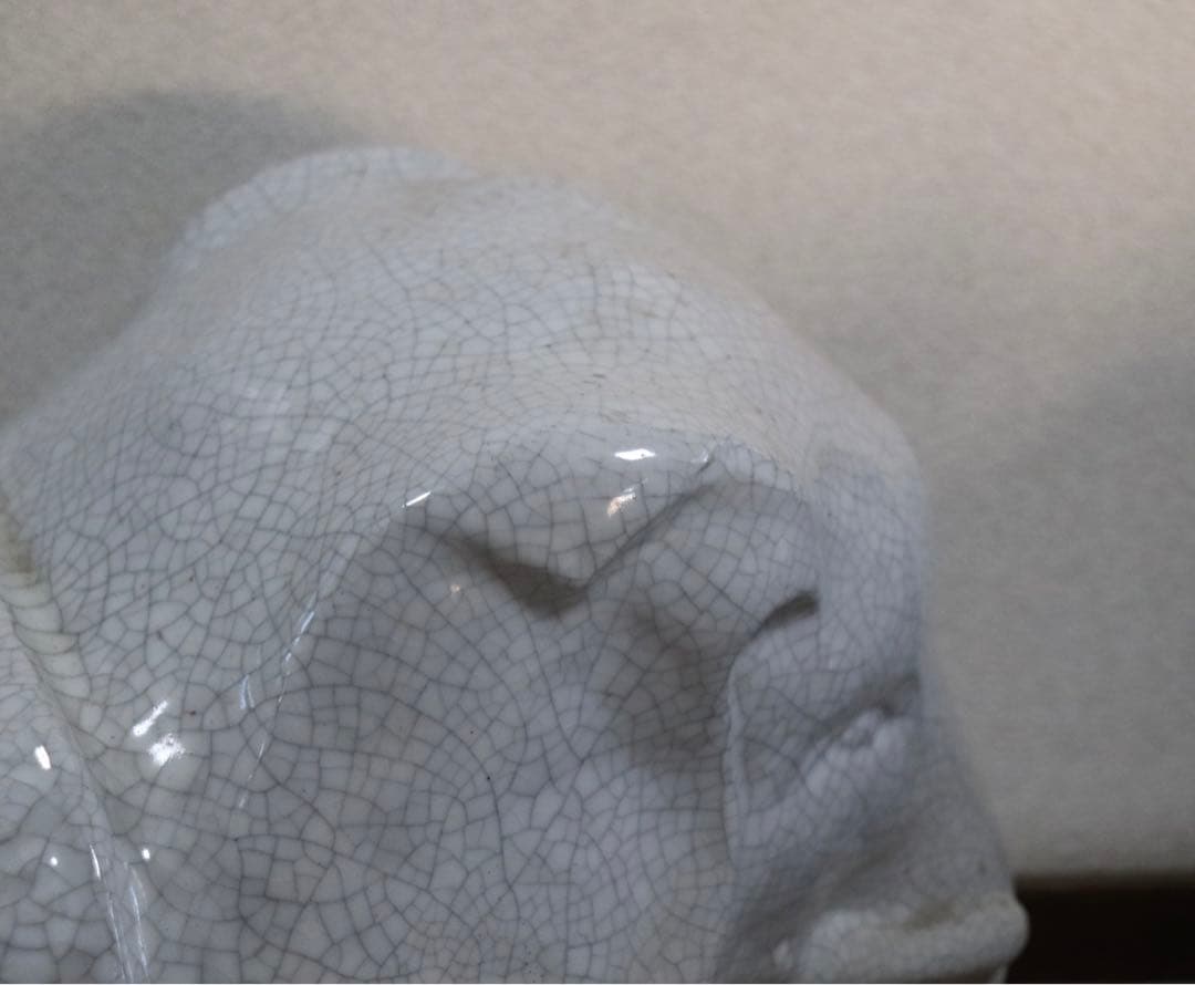 中国美術　哥釉象墩　送料込み0125