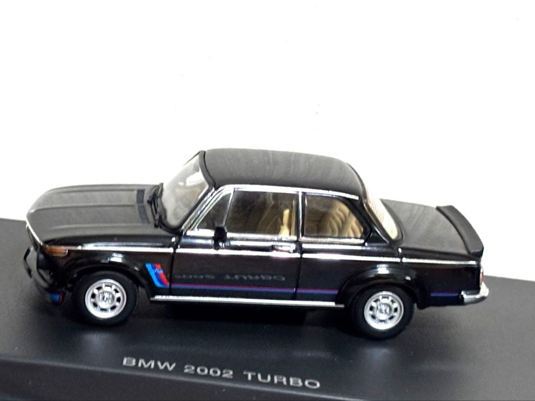 BMW 2002 Turbo ミニカー ブラック 1/43
