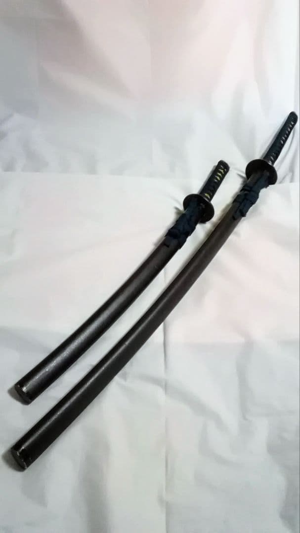 模造刀　2本セット　コスプレ　防犯　太刀　脇差し　ハ