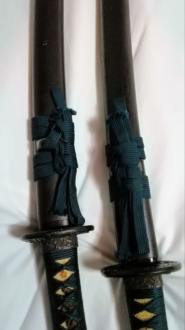 模造刀　2本セット　コスプレ　防犯　太刀　脇差し　ハ