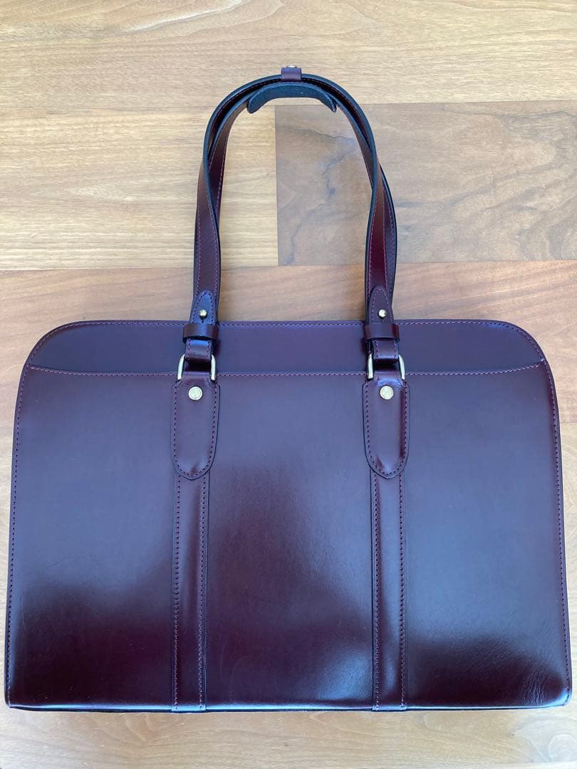 いたがき　ブリーフケース　A4ワイド　ボルドー