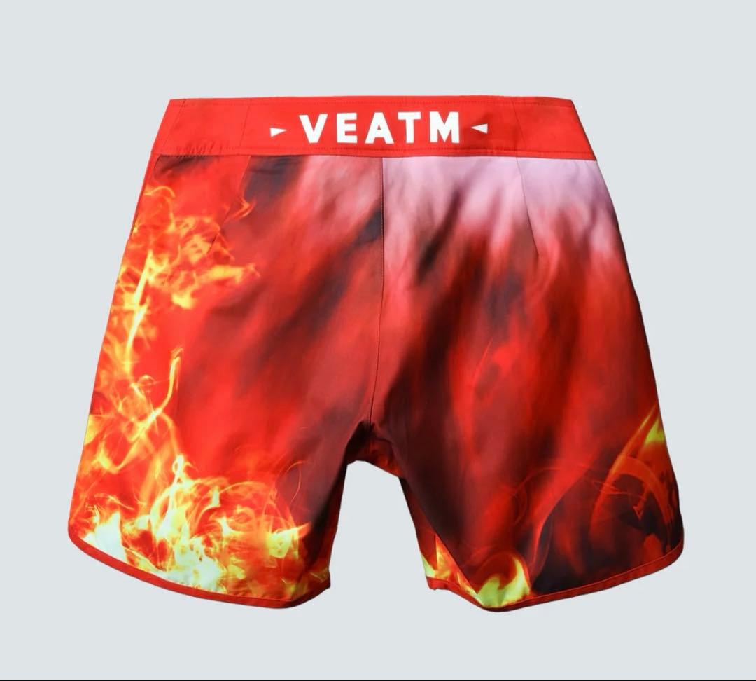 東京プロ寺島 遼選手着用モデル VEATM フレイムグラフィック サーフショーツ