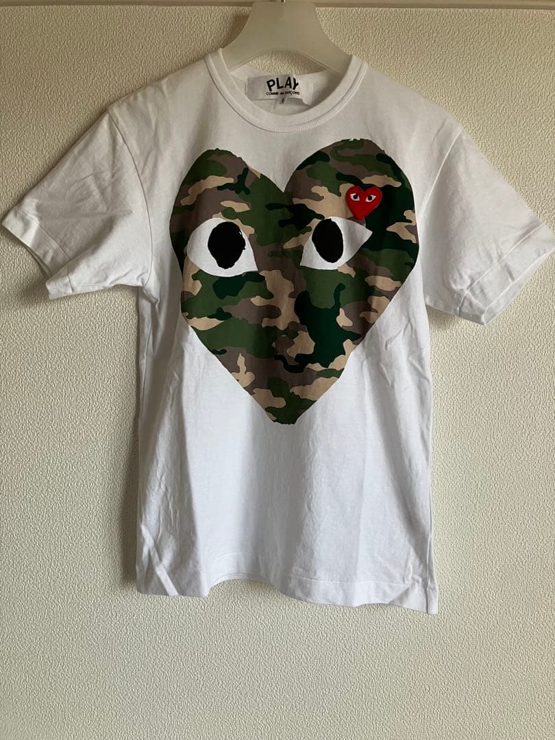 PLAY COMME des GARCONS カモフラージュハートTシャツ 迷彩