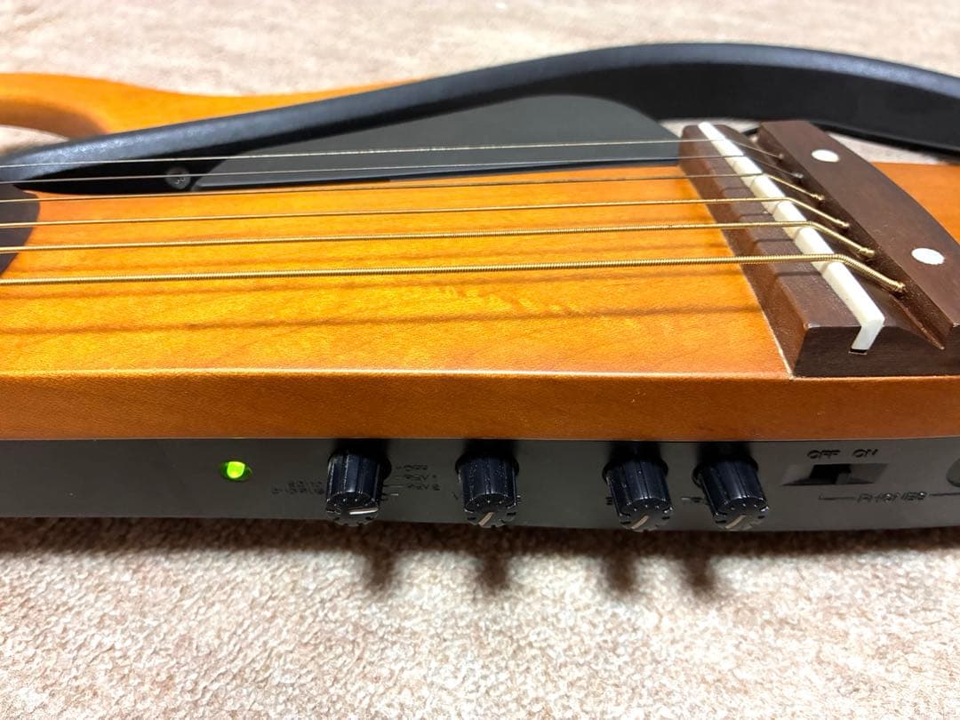 【YAMAHA SLG110S】サイレントギターセット ソフトケース付き【美品】