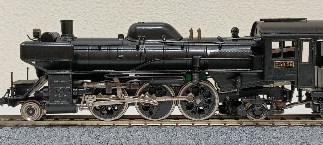 HOゲージ 宮沢模型 Ｃ58門デフ蒸気機関車、メンテナンス済