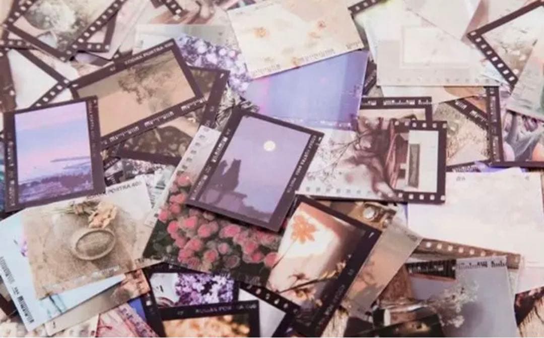 W1424.TRAVEL THE WORLD ボックス入りフォトステッカー 8種