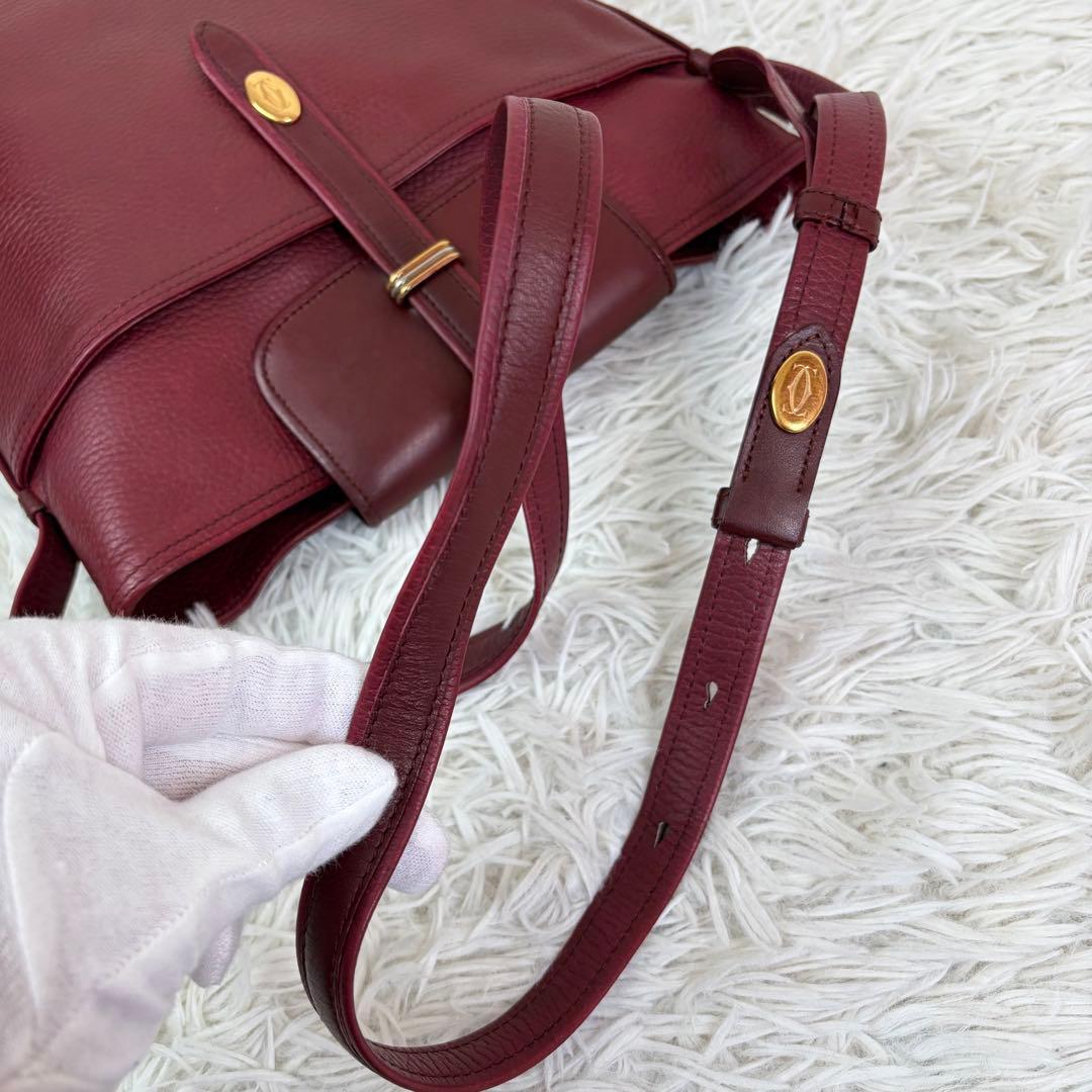 美品✨Cartier カルティエ マストライン トリニティ ショルダーバッグ