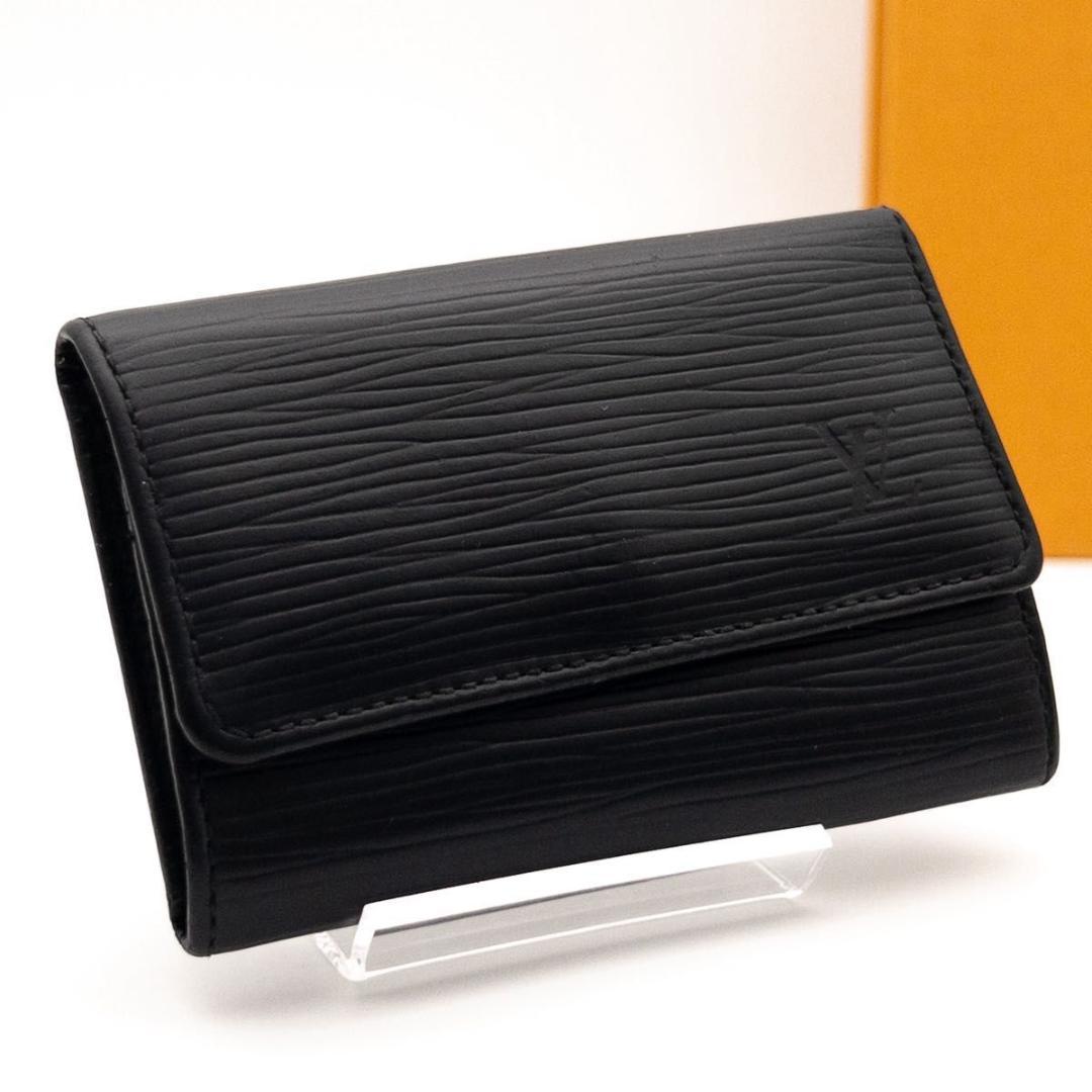 【超極美品】ルイヴィトン ミュルティクレ6 エピ　ノワール