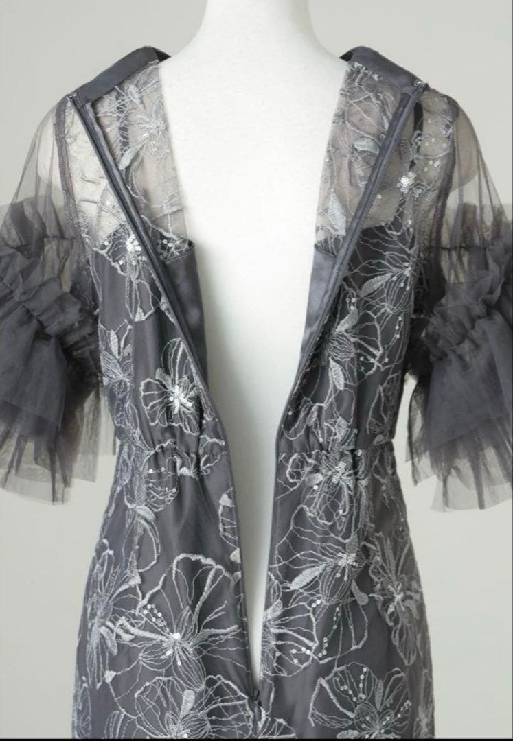 niana スパンコール刺繍レース オケージョンドレス