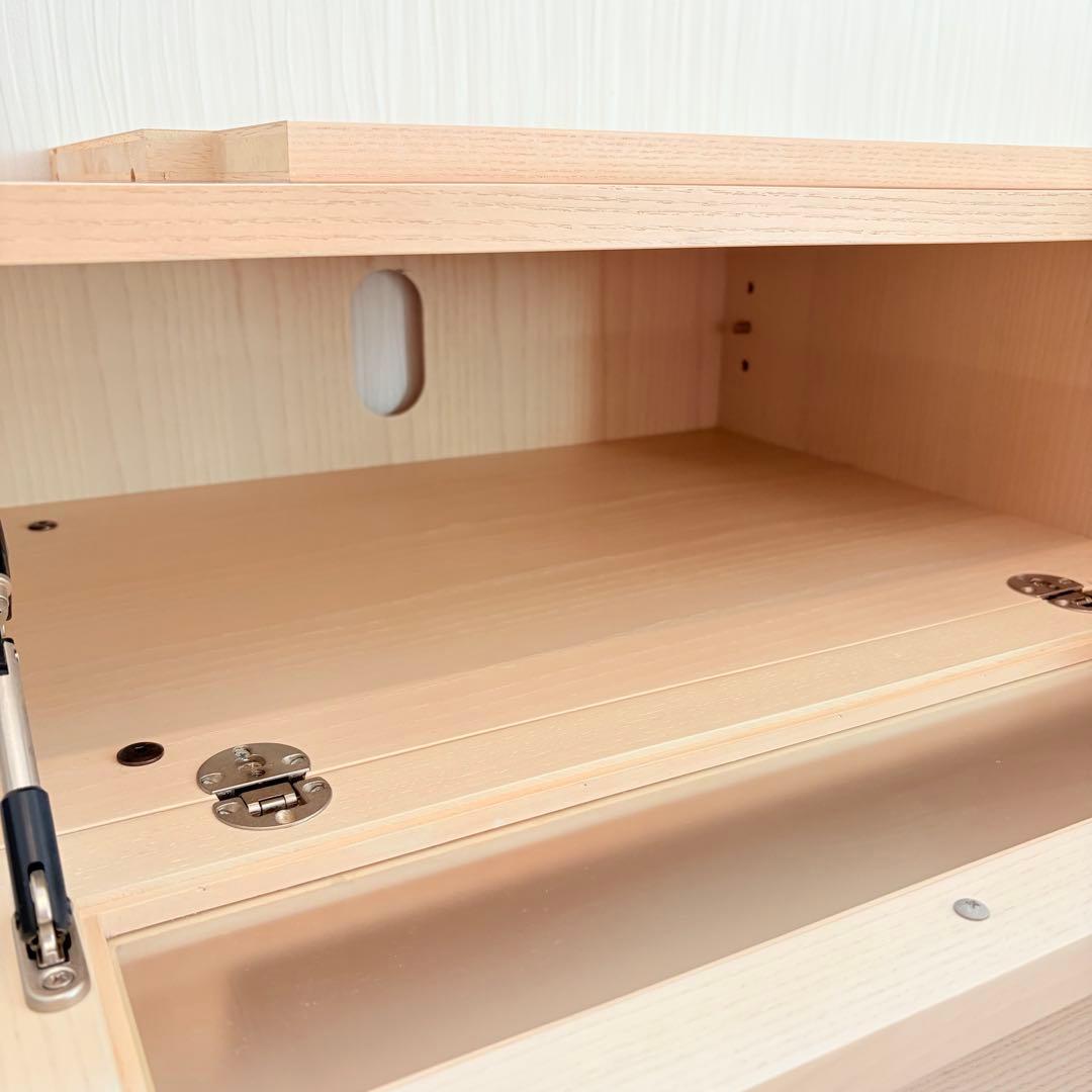 【送料込】アクタス テレビボード幅150cm×奥行45cm×高さ31cmホワイト