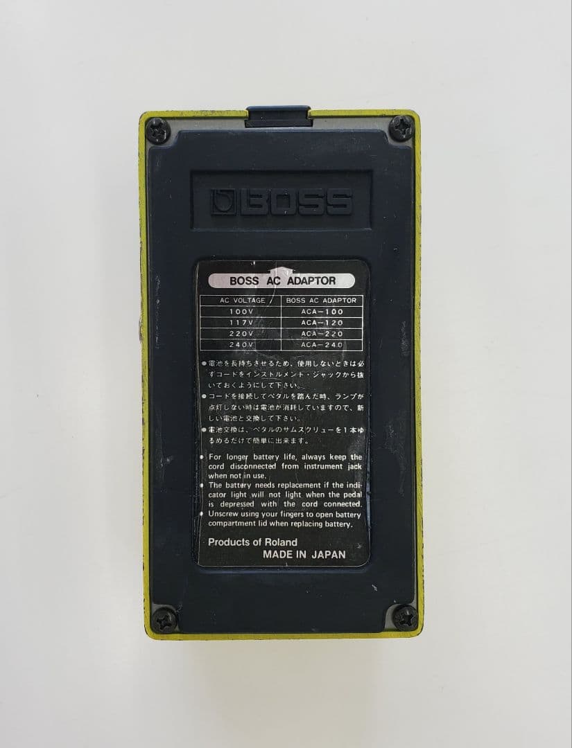 BOSS OD-2 1986年 日本製