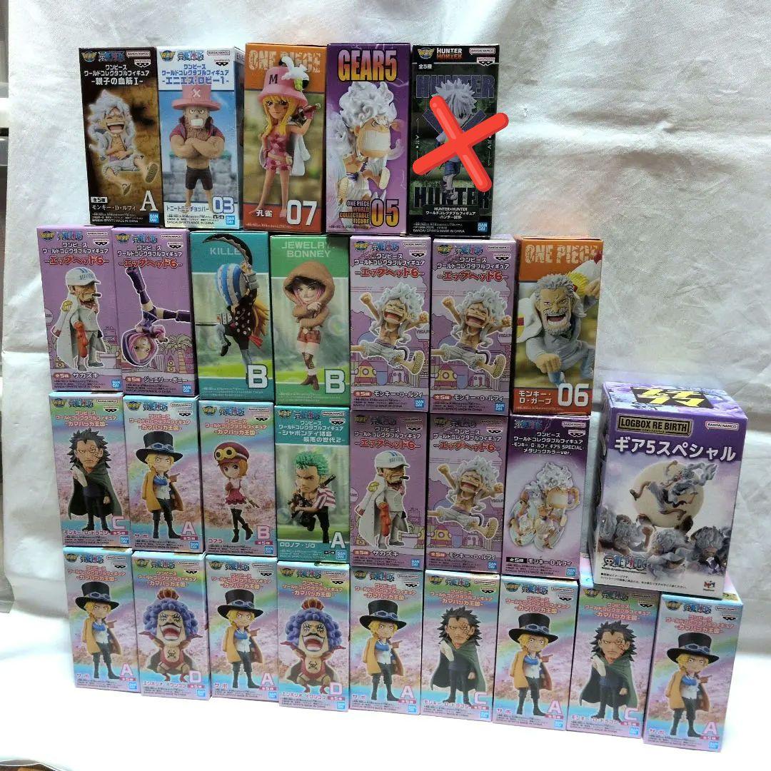 ワールドコレクション ワンピース ハンターハンター まとめ売り 28点
