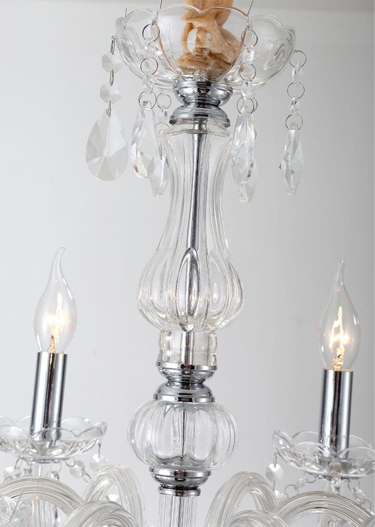 K*n様 LED電球付きクリスタルシャンデリア 3灯