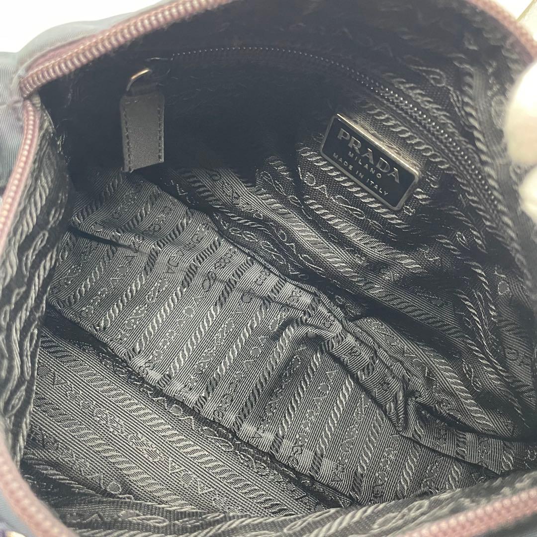 【美品】 PRADA プラダ ショルダーバッグ ナイロン w10