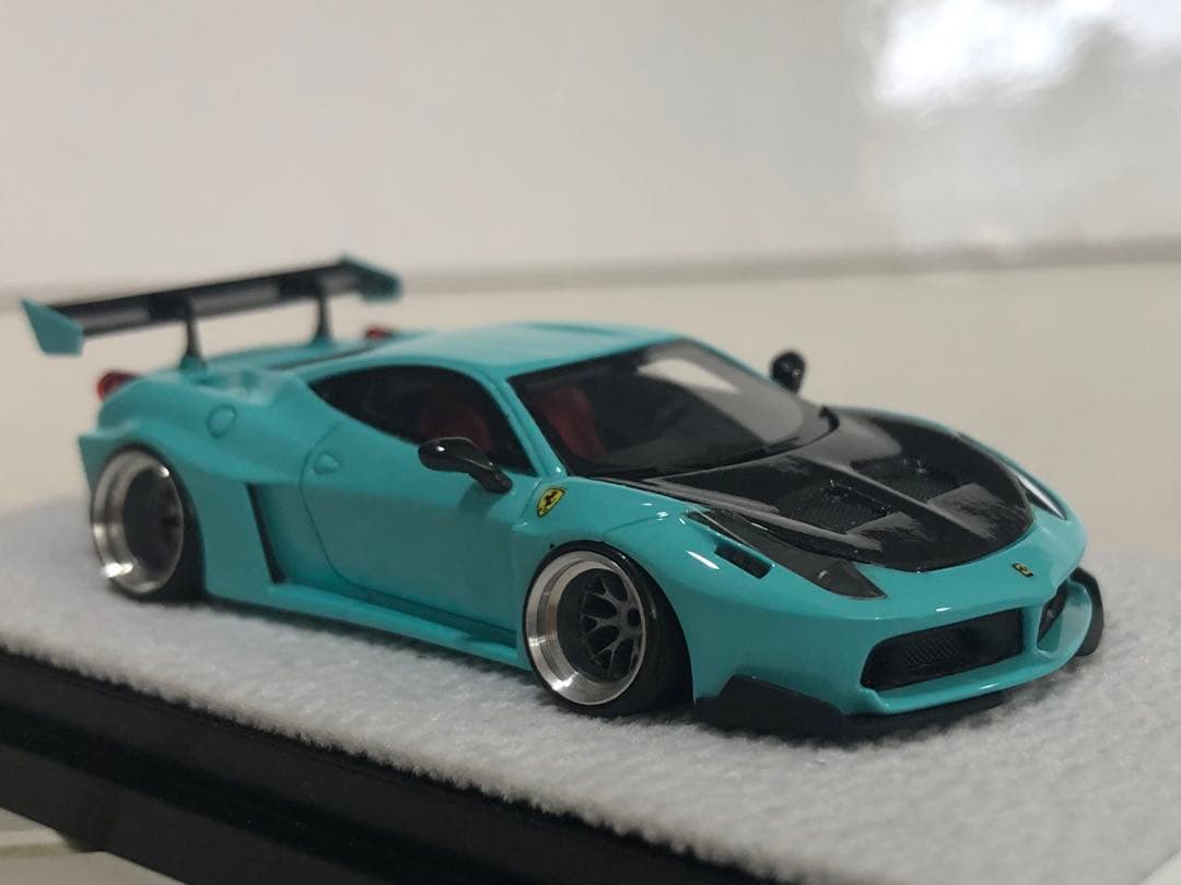 JEC 1/64 LBワークス　フェラーリ 458GTシルエット深リムカスタム