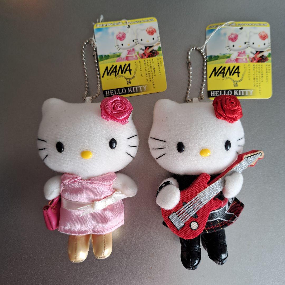 激レア　キティ　ナナ　コラボ　ぬいぐるみマスコット　タグ付き　小松奈々　大崎ナナ