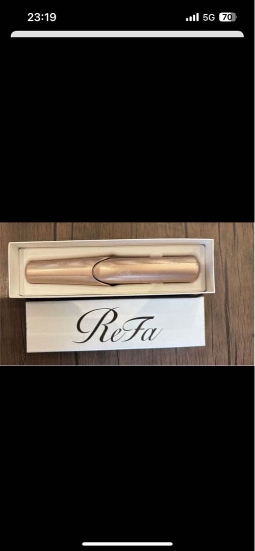 ReFa ストレートヘアアイロン ピンクゴールド 箱付き