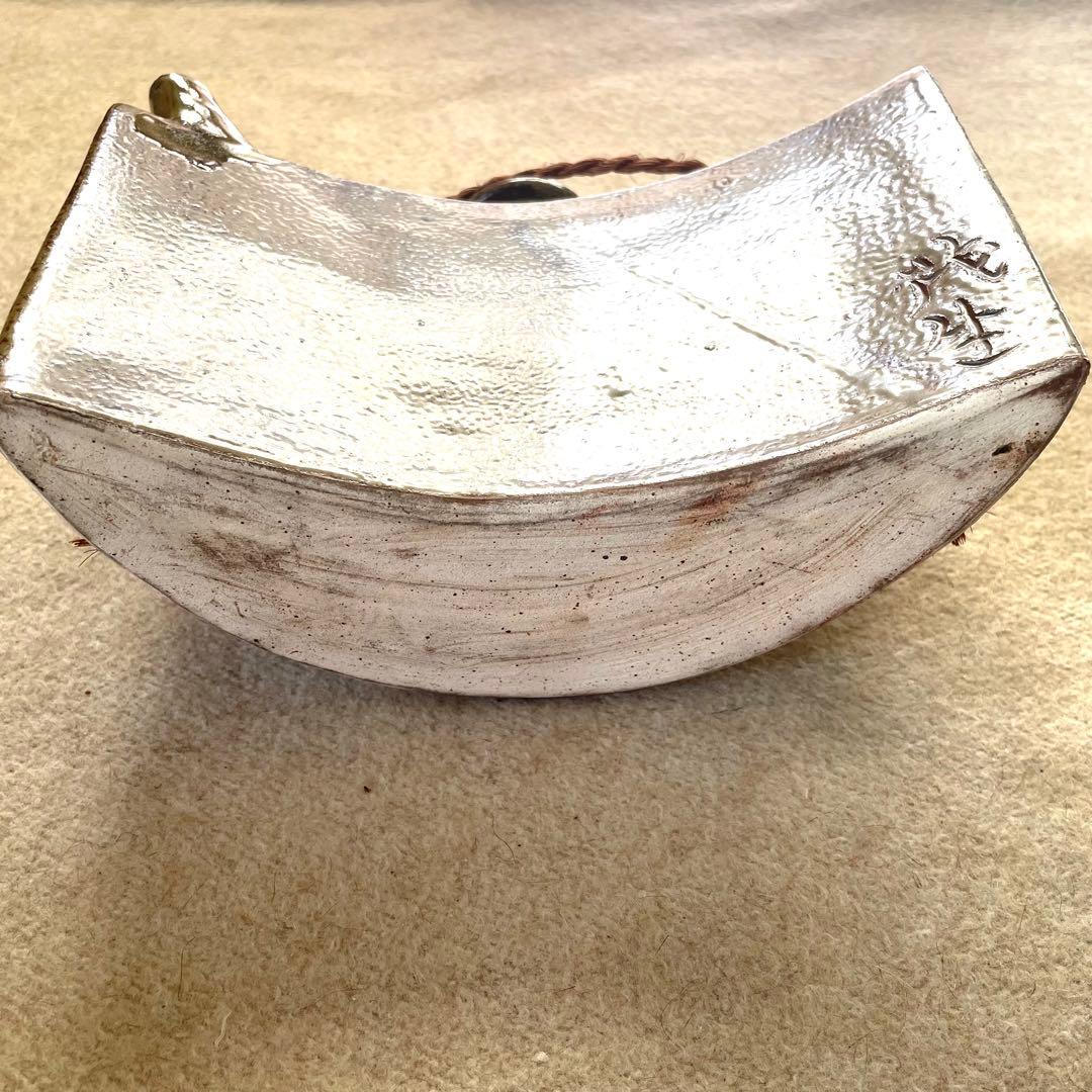 【激レア】上江洲茂生　抱瓶　陶器　魚紋