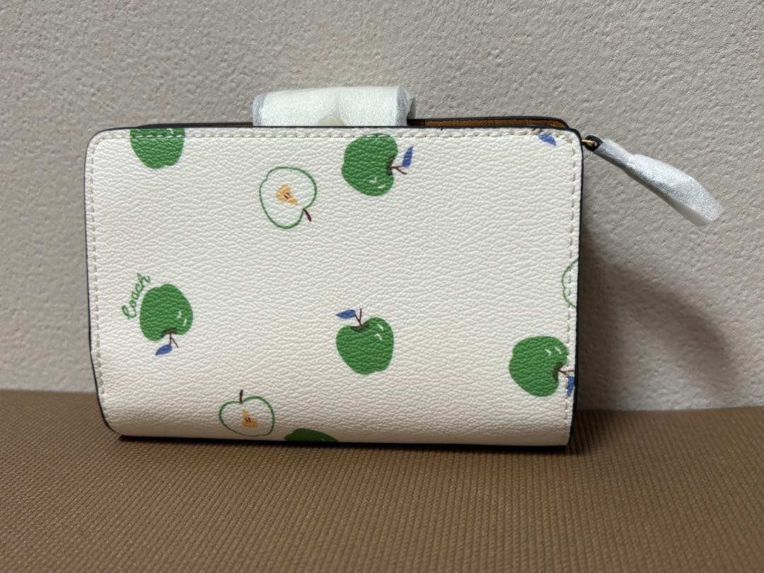 【新品】コーチ 2つ折り財布 ホワイト 白 COACH C4116 IMCAH