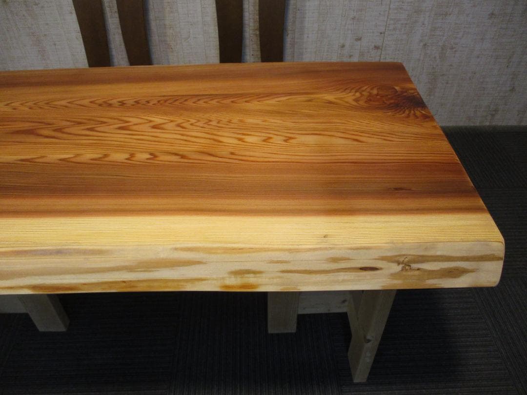 H-0029■　杉　スギ　テーブル　ローテーブル　ダイニング　座卓　一枚板　天板