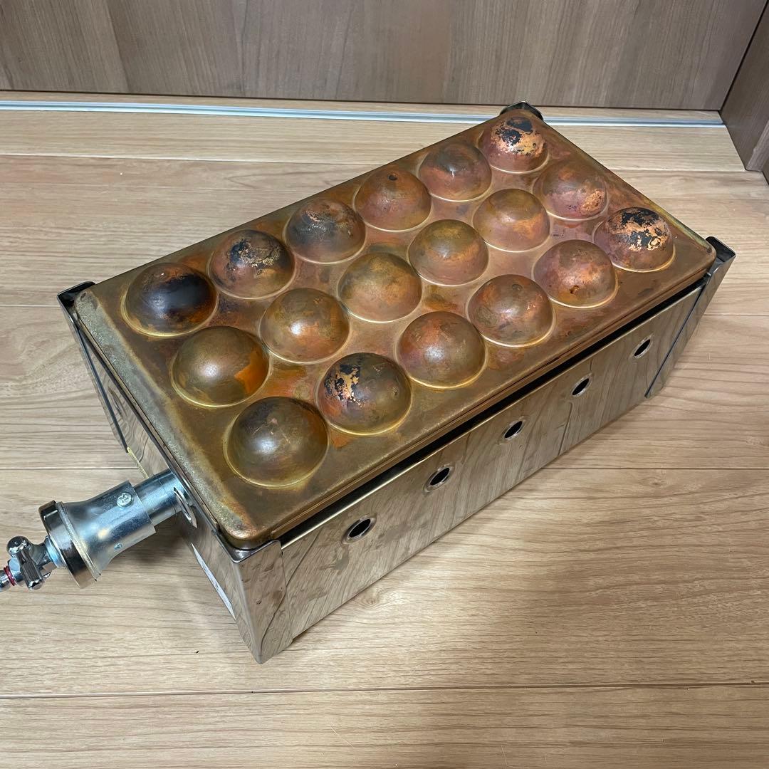たこ焼き器　銅　天然ガス　たこ焼き　山下金物