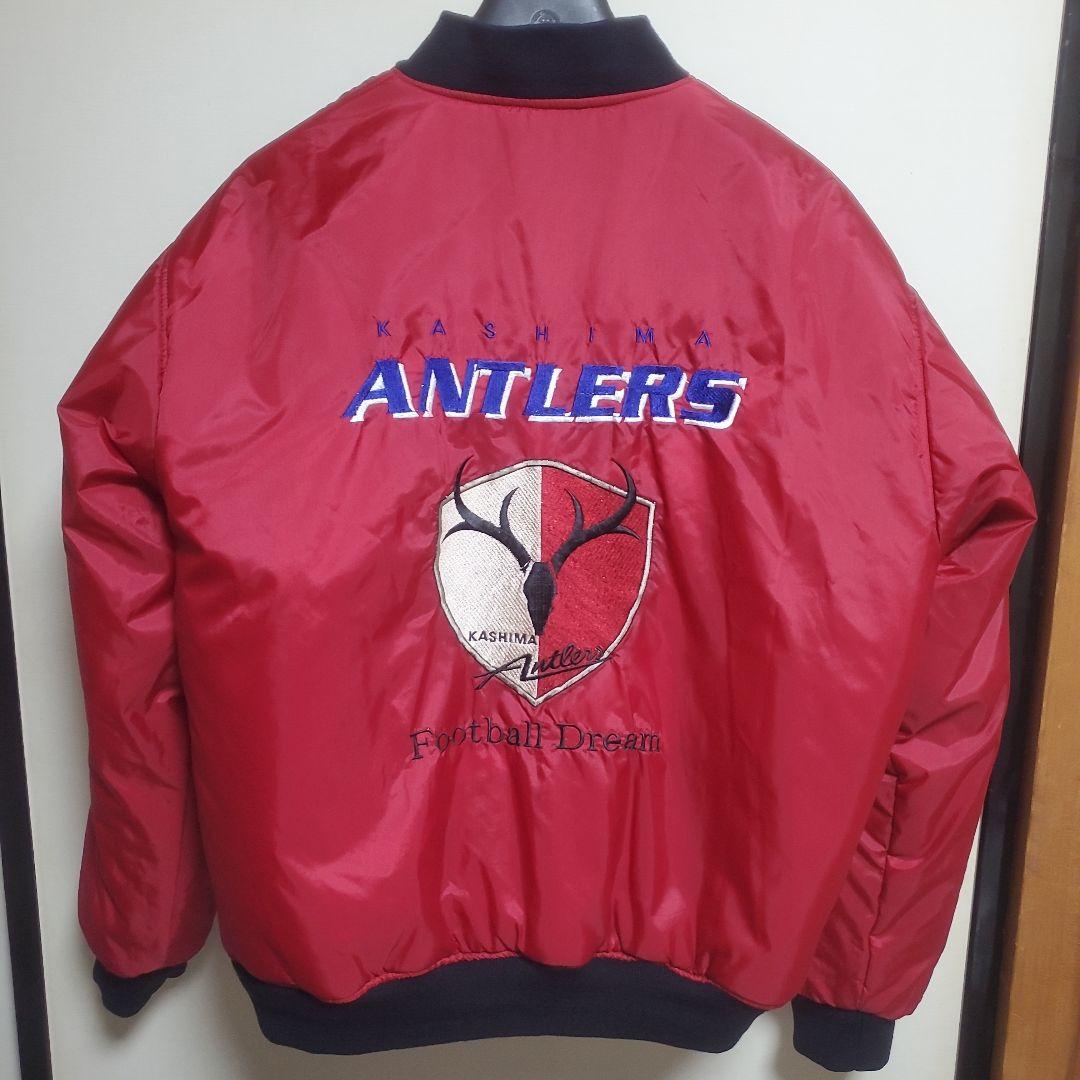 【超希少】鹿島アントラーズ　リバーシブルMA-1ジャケット　L～XL相当