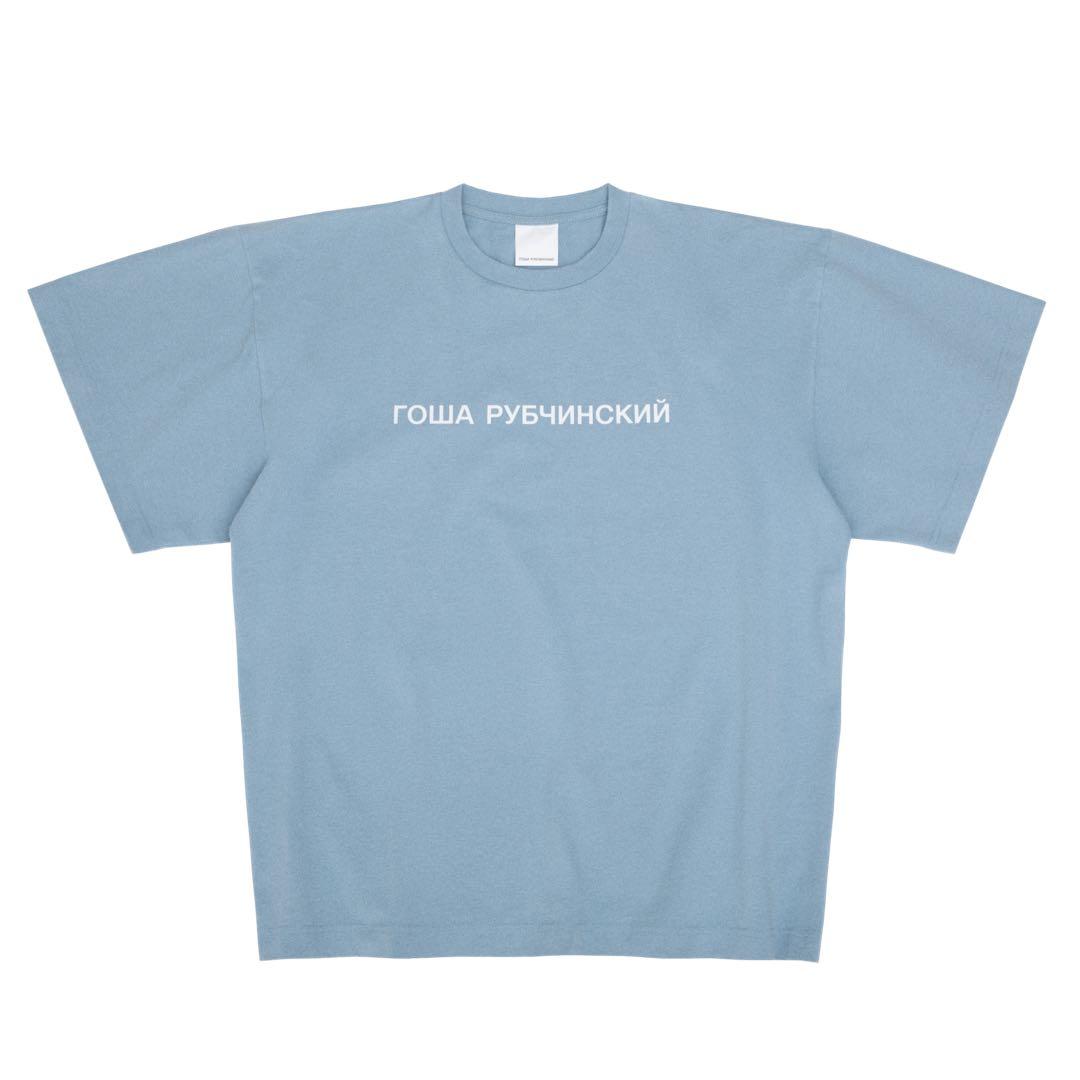 トップス gosha rubchinskiy OVERSIZED T-SHIRT BLUE