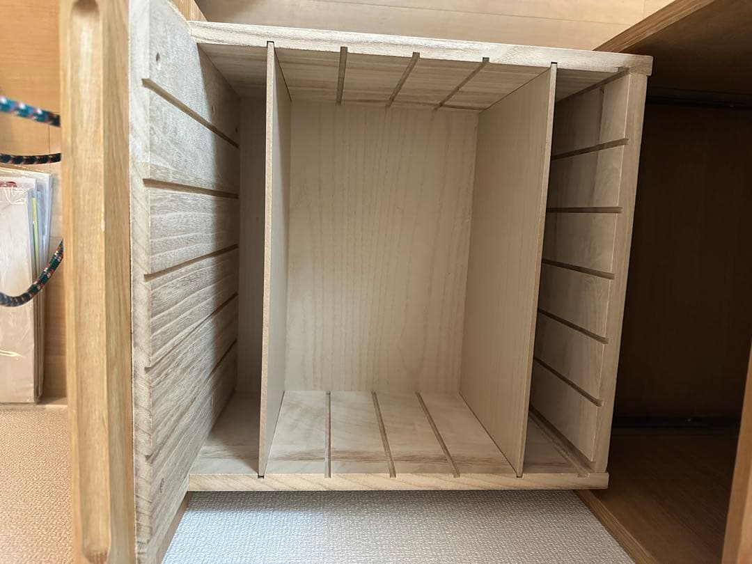 オーク材 無印良品　キャビネット