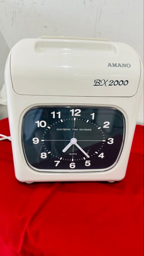 AMANO BX2000 タイムレコーダーホワイト