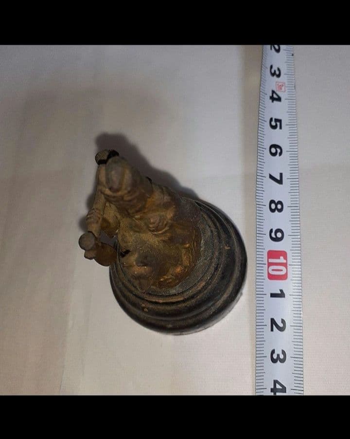 ダキニテン　仏像　古銅