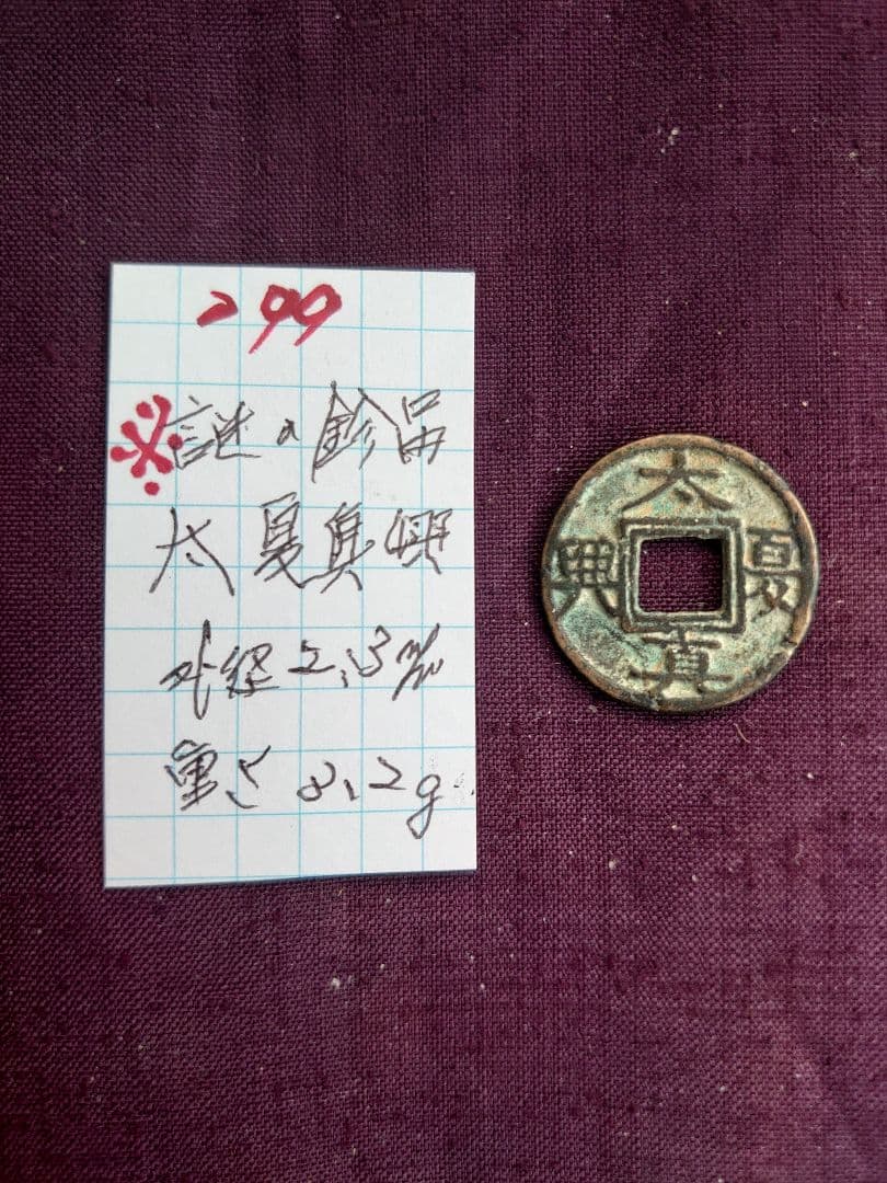 謎の珍品古銭太夏真興