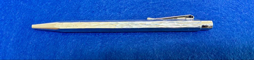 カランダッシュ　ベネシアン　ボールペン　銀張