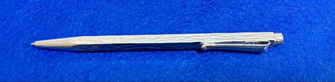 カランダッシュ　ベネシアン　ボールペン　銀張