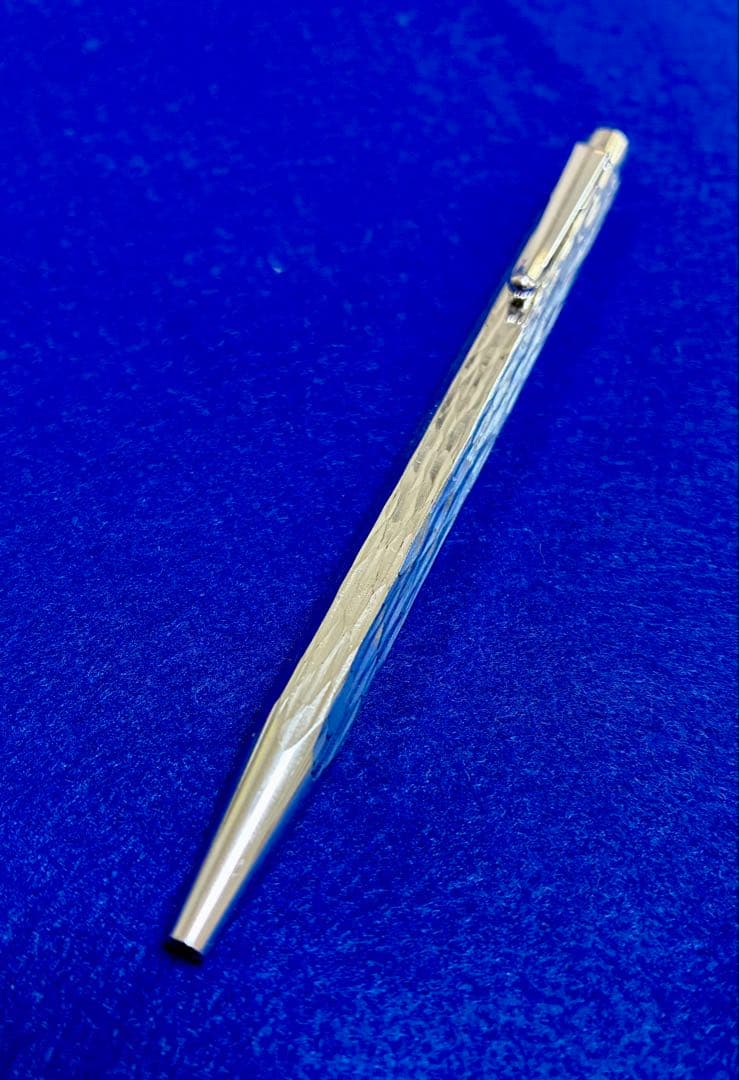 カランダッシュ　ベネシアン　ボールペン　銀張