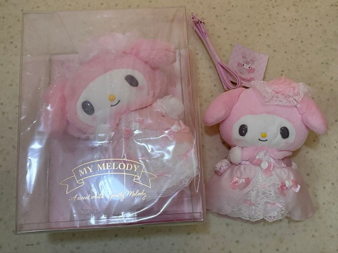 マイメロ バースデードール ぬいぐるみ風ショルダーバッグ　レディマイメロディ