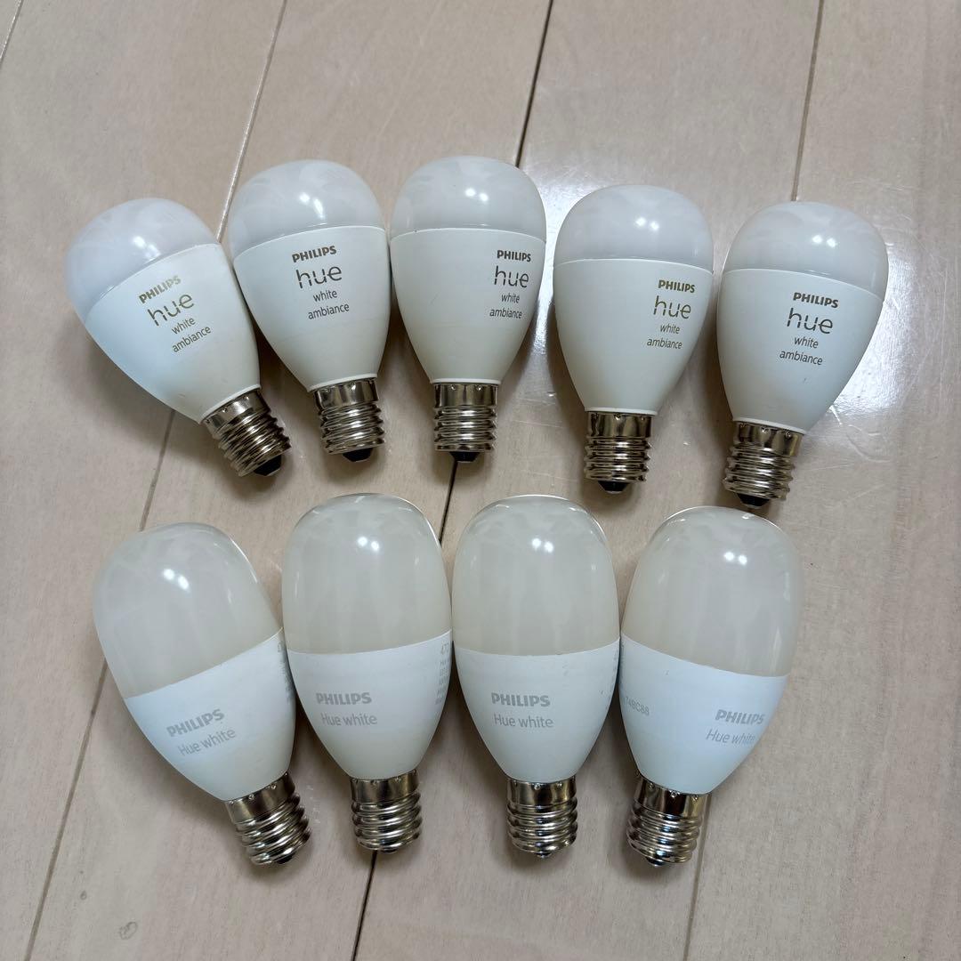 PHILIPS Hue White + Ambience LED電球 9個セット