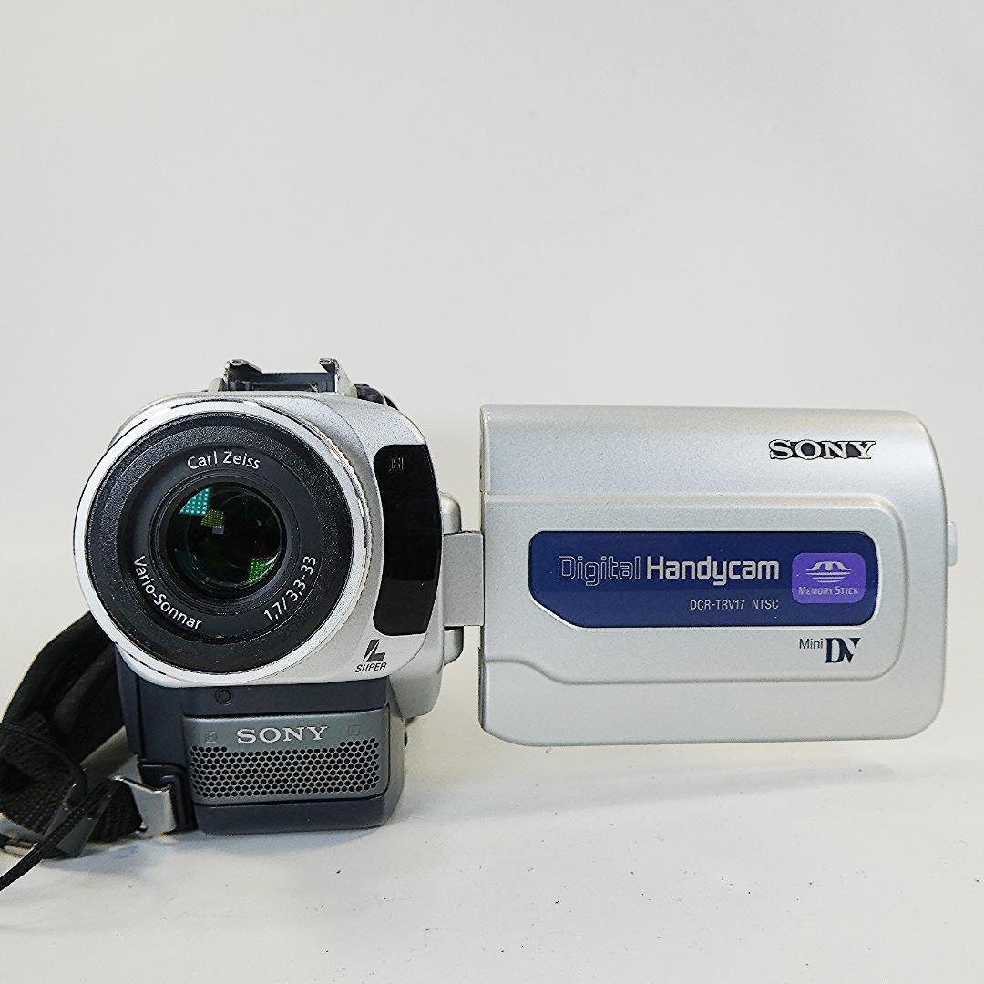 動作品ソニー DCR-TRV17 Mini DVビデオカメラDVDダビングに最適