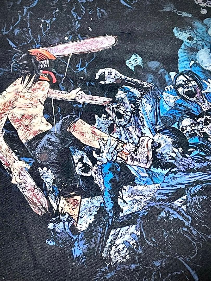 L*g様 希少　チェンソーマン　Tシャツ　デンジ　アニメ　ヴィンテージ　漫画　ポ