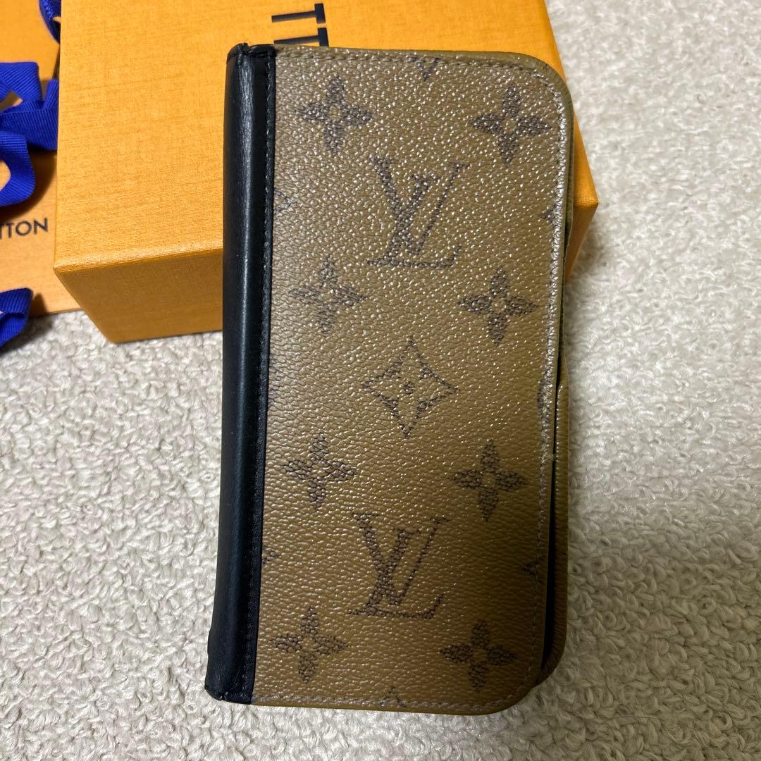 LOUIS VUITTON モノグラムリバースフォリオ iPhone14Pro