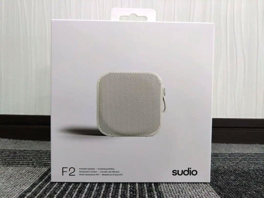 Sudio Bluetooth ポータブルスピーカー「F2」ホワイト