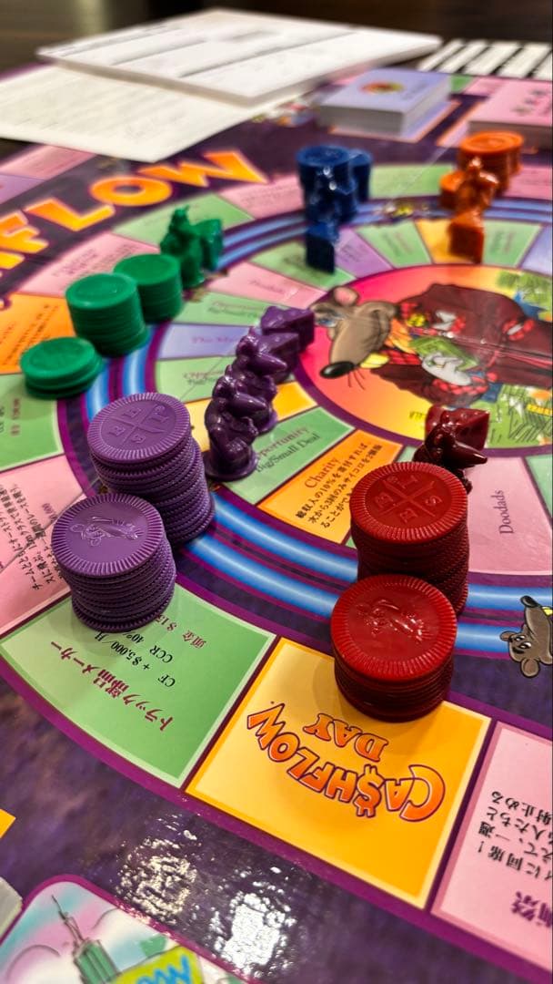 美品✨キャッシュフローゲーム101 日本語版 大量トークン・コマ追加