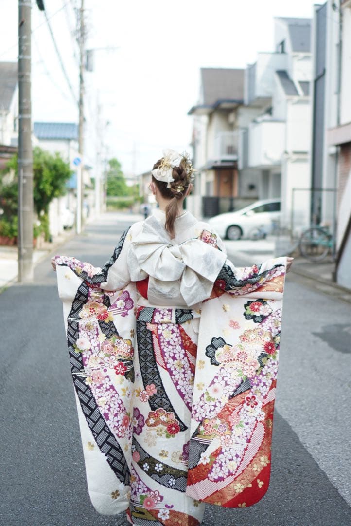 子育てママ⭐︎振袖フルセット【72】正絹　成人式　卒業式