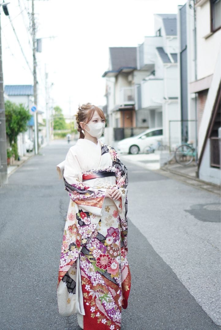 子育てママ⭐︎振袖フルセット【72】正絹　成人式　卒業式