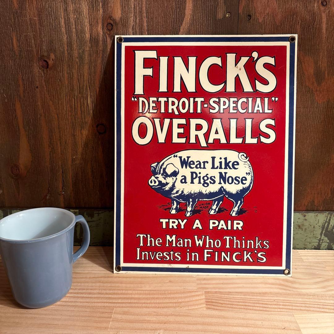 Finck's 復刻　サイン　看板　LEE