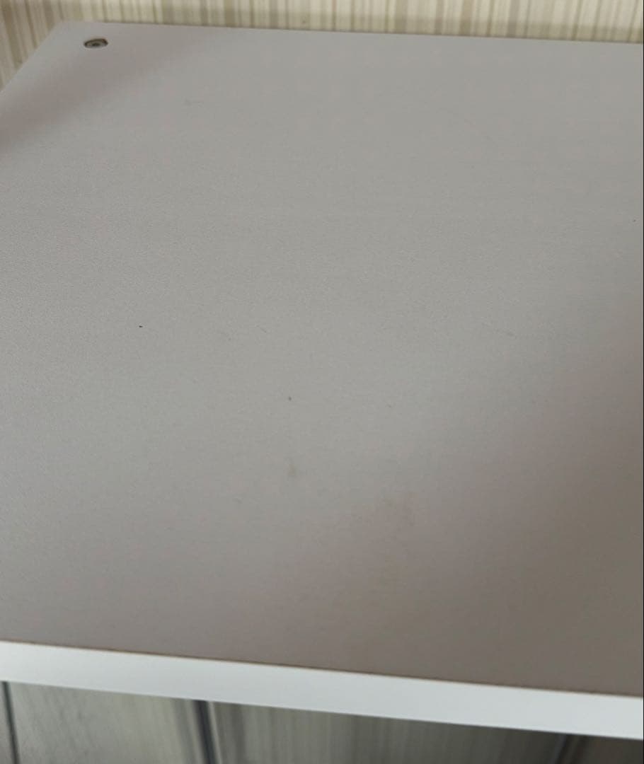 不二貿易 コレクションケース 4段 120cm ホワイト LEDテープ付き