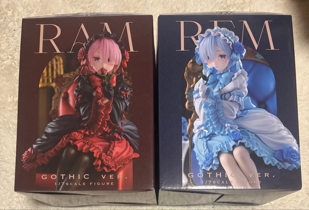 Re:ゼロから始まる異世界生活 レム　ラム　フィギュア　GOTHIC ゴシック
